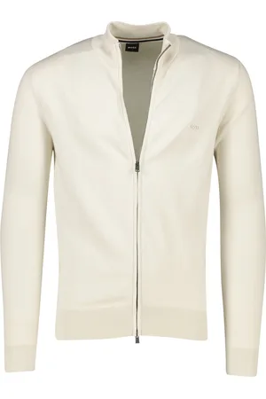 HUGO BOSS BOSS Palano vest rits katoen normale fit