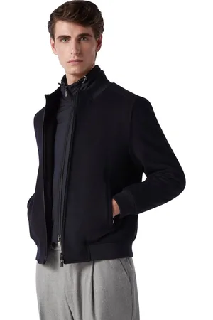 corneliani Jas effen rits normale fit