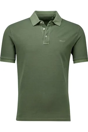 GANT Polo effen 3 knoops Sunfaded SS korte mouw