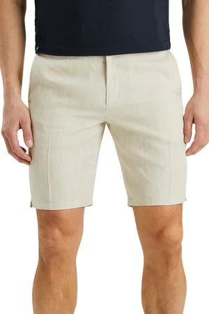 Vanguard Korte broek effen ecru