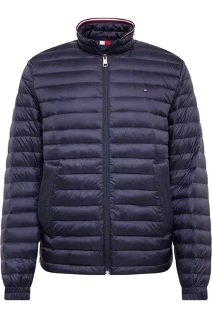 Tommy Hilfiger Donsjack navy met logo
