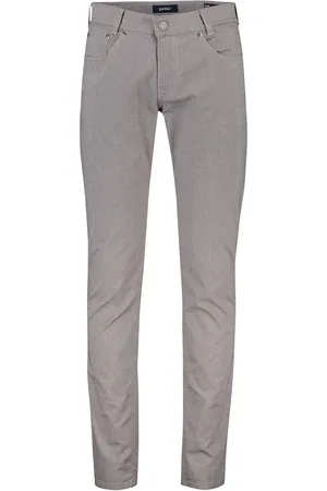 Atelier Gardeur Broek Sandro lichtbruin effen