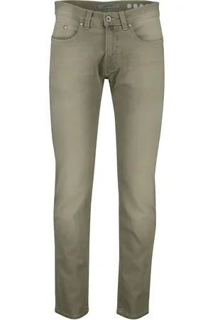 Pierre Cardin Tapered jeans olijfgroen normale fit