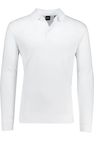 HUGO BOSS Polo lange mouw Pado BOSS Black