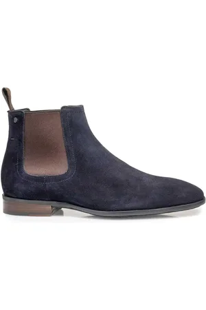 Floris van Bommel Boots effen suede