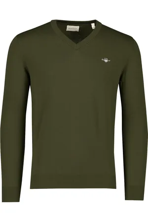 GANT Trui v-hals katoen