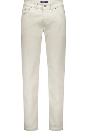 Atelier Gardeur Pantalon 5 pocket beige effen