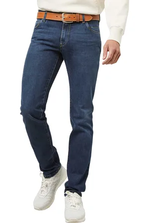 Meyer Nette jeans effen denim zonder omslag