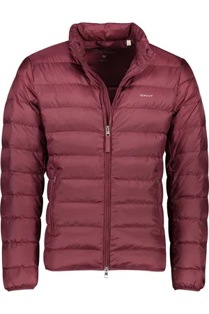 GANT Tussenjas effen rits normale fit polyester