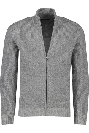 Pierre Cardin Vest rits gemêleerd katoen