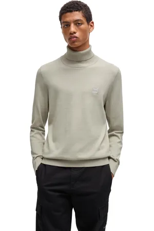 HUGO BOSS Boss Orange coltrui Akrio_S gebreid katoen en kasjmir