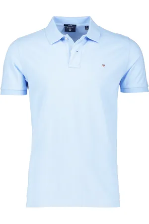 GANT Polo wijde fit effen katoen