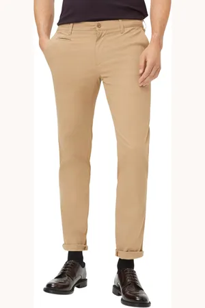 Brax Pantalon effen normale fit katoen
