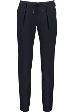 Profuomo Bandplooi model broek effen