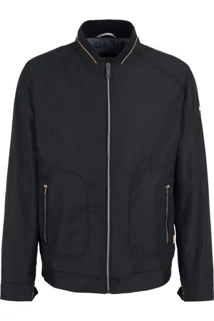 Bugatti Jas 100% polyester effen rits wijde fit