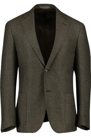 corneliani Colbert geruit virginwol