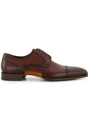 Magnanni Leren nette Lanai schoenen met structuur