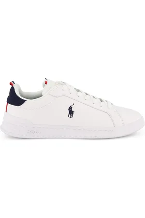 Ralph Lauren Sneakers effen leer