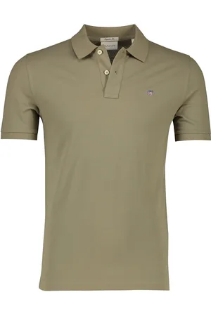GANT Katoenen 2-knoops polo regular fit pique