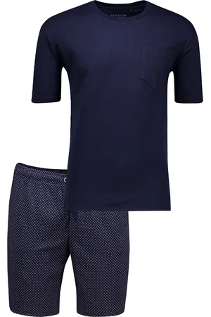 Schiesser Shortama wit Single Jersey