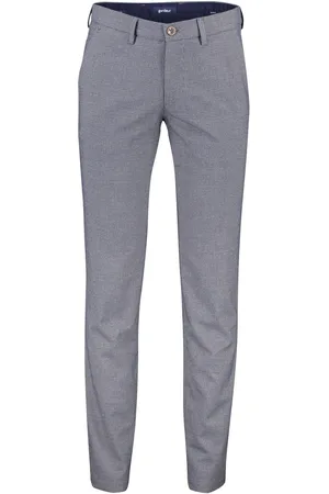 Atelier Gardeur Savage katoenen broek gemêleerd