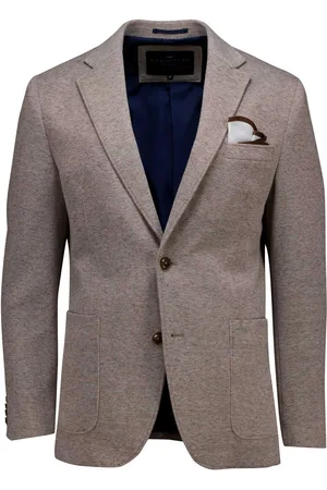 Portofino Colbert Luka Jersey grijs polyester