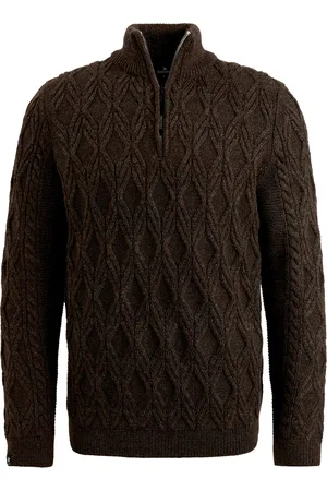 Vanguard Trui half zip gebreid acryl