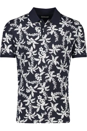 GANT Polo wit geprint katoen normale fit
