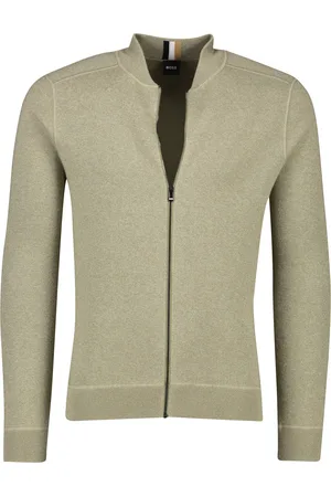 HUGO BOSS Katoenen vest opstaande kraag