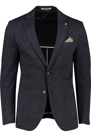 Born with Appetite Colbert geruit slim fit