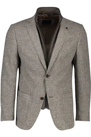 Roy Robson Colbert gemêleerd regular fit