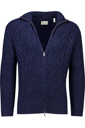 GANT Vest effen gebreid normale fit