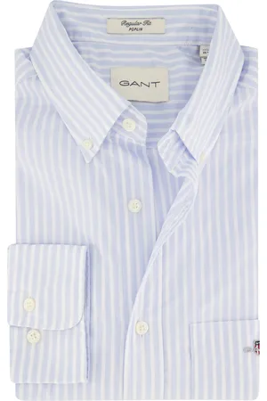 GANT Casual gestreept overhemd regular fit katoen