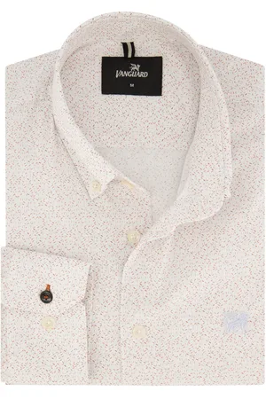 Vanguard Overhemd normale fit geprint katoen stretch
