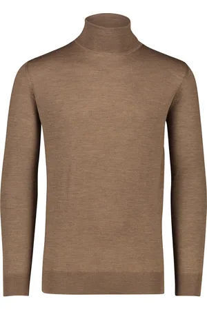 Portofino Lichtbruine coltrui slim fit wol