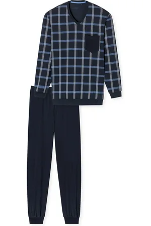 Schiesser Comfort Nightwear pyjama geruit