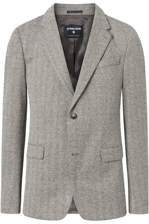 Strellson Alzer colbert gemêleerd katoen-stretch normale fit