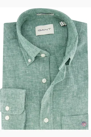 GANT Overhemd regular fit gemêleerd