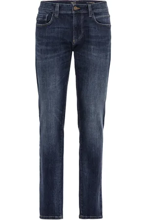 Camel Active Denim broek 5-pocket donkerblauw Houston normale fit
