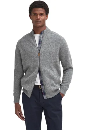 Barbour Thru vest gemeleerd wol normale fit