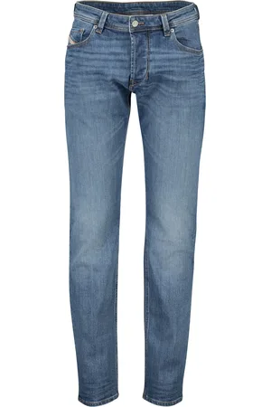 Diesel Blauwe jeans Larkee effen denim