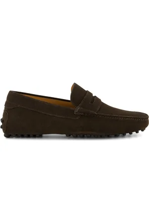 Portofino Nette schoenen donkerbruin effen leer