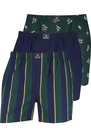 Ralph Lauren Boxershorts 3-pack navy groen geprint normale fit