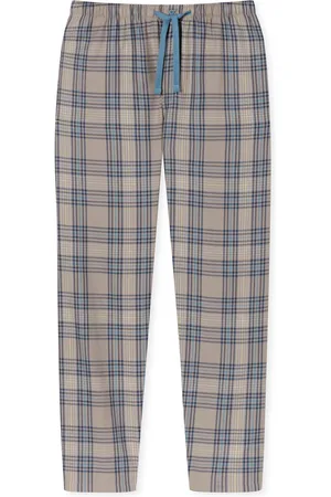 Schiesser Mix+Relax geruite pyjamabroek katoen