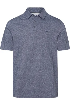 Brax Blauwe polo print