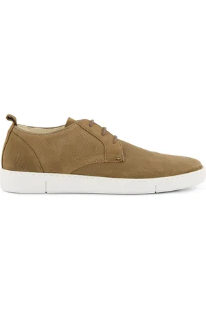 rehab Sneakers lichtbruin leer structuur