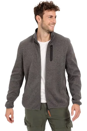 Camel Active Vest gemêleerd polyester wijde fit