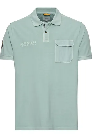 Camel Active Polo wijde fit katoen effen