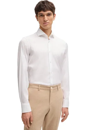 HUGO BOSS Boss P-HANK overhemd slim fit stretch effen
