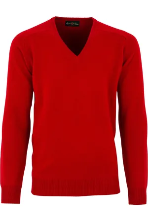 Alan Paine Trui dubonnet Hampshire ruime fit